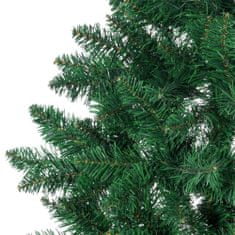Poloviční umělý vánoční stromek 150cm, 220 větví
