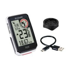 Sigma Cyklocomputer Rox 2.0 GPS - součástí klasický držák 00463, černo-bílá