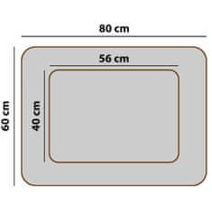 EDANTI Pelíšek Pro Psy Petsy Pelíšek M Odnímatelná Matrace Matrace Béžová Bílé Lemování 80X60 Cm Standardní