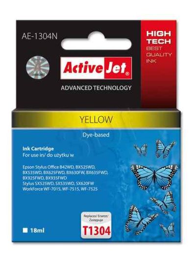 ActiveJet inkoust Epson T1304 Yellow new, 18 ml AE-1304N