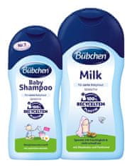 Bübchen Set Baby šampon 200 ml+ Baby mléko 400 ml