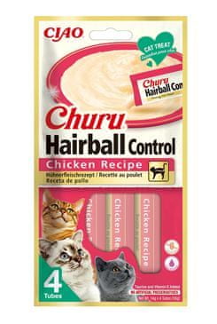 churu Cat Hairball Chicken Recipe 4x14g