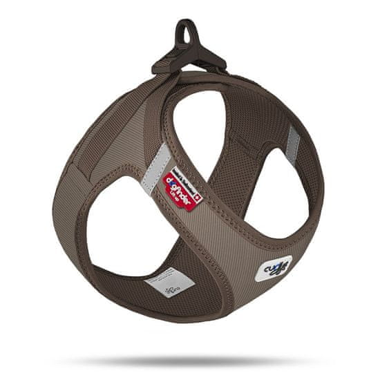 curli Postroj pro psy se sponou Manšestr Brown M, 6-9 kg