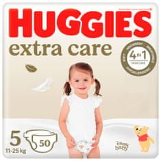 Huggies HUGGIES Extra Care pleny jednorázové 5 (12-17 kg) 50 ks
