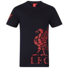 FotbalFans Pánské tričko Liverpool FC, námořnická modrá | XL