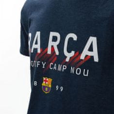 FotbalFans Tričko FC Barcelona, tmavě-modrá, bavlna | XXL