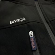 FotbalFans Bunda FC Barcelona, softshell, černá | L