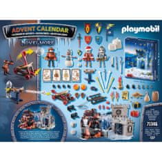 Playmobil Adventní kalendář 71346 Novelmore Boj na sněhu