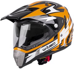 W-TEC Moto přilba Dualsport (Velikost: XL (61-62), Barva: Fluo Yellow-Blue)