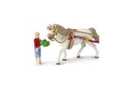 sarcia.eu Schleich Horse Club - Kočár pro velkou koňskou show, figurky pro děti 5+ 