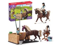 sarcia.eu Schleich Horse Club - Emily a Luna mytí koní, figurky pro děti 5+ 