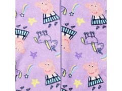 sarcia.eu Peppa Pig Fialové fleecové jednodílné pyžamo, dětské onesie s kapucí, OEKO-TEX 3-4 let 98-104 cm