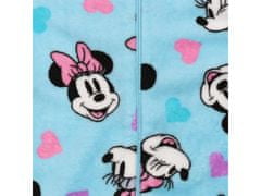 sarcia.eu Minnie Disney Modré, fleecové jednodílné pyžamo, dětské onesie s kapucí, OEKO-TEX 3-4 let 98-104 cm