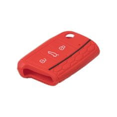 Stualarm Silikonový obal pro klíč VW 3-tlačítkový červený typ 1