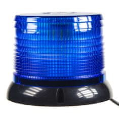 Stualarm LED maják 12-24V modrý magnet homologace