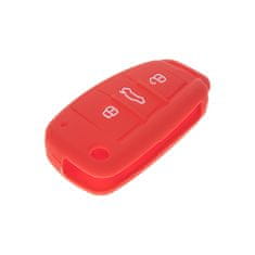 Stualarm Silikonový obal pro klíč Audi 3-tlačítkový, červený
