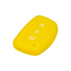 Stualarm Silikonový obal pro klíč Kia 3-tlačítkový, žlutý