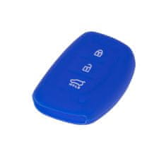 Stualarm Silikonový obal pro klíč Kia 3-tlačítkový, modrý