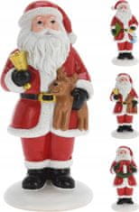 Koopman Vánoční figurka Santa Claus domácí dekorace 15,5 cm 1ks