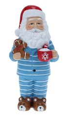 Koopman Vánoční figurka Santa Claus domácí dekorace 16 cm