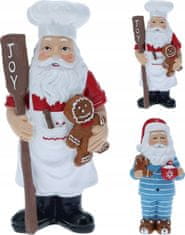 Koopman Vánoční figurka Santa Claus domácí dekorace 16 cm