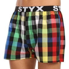 Styx 3PACK pánské trenky sportovní guma vícebarevné (3B11123) - velikost S