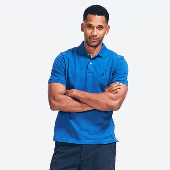 Nautica NAUTICA pánské polo tričko Classic fit modré