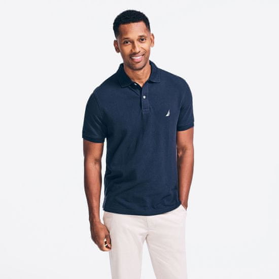 Nautica NAUTICA pánské polo tričko Classic fit tmavě modré