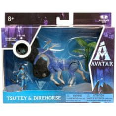 McFarlane Avatar Figurky Disney- postavy Tsu'tey & Direhorse Svítící