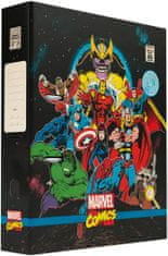 CurePink Kroužkový pořadač Marvel Comics: Avengers (28 x 32 x 7 cm)