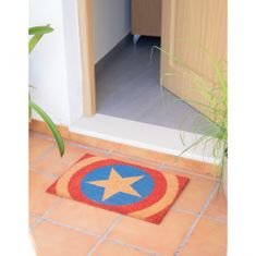 CurePink Rohožka Marvel|Captain America - Kapitán Amerika: Štít (60 x 40 cm)