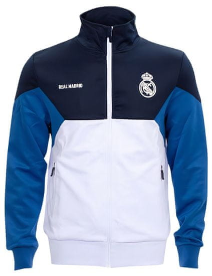 FotbalFans Sportovní bunda Real Madrid FC, ocean