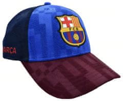 FotbalFans Dětská kšiltovka FC Barcelona, modro-vínová, 51-57 cm