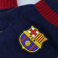 FotbalFans Protiskluzové rukavice FC Barcelona, modro-červené, S