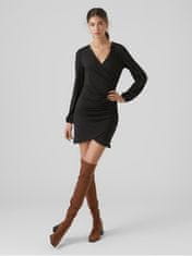 Vero Moda Dámské šaty VMHADLEY Regular Fit 10299645 Black (Velikost S)