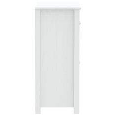 Greatstore Koupelnová skříňka BERG bílá 69,5x34x80 cm masivní borové dřevo