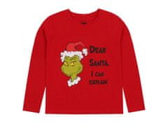 sarcia.eu The Grinch Dětské vánoční pyžamo, pyžamo s dlouhými nohavicemi 5-6 let 116 cm
