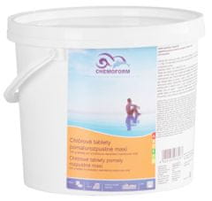 Chemoform Tablety Chemoform 5603, 200 g, chlor, pomalu rozpustné, balení. 3 kg