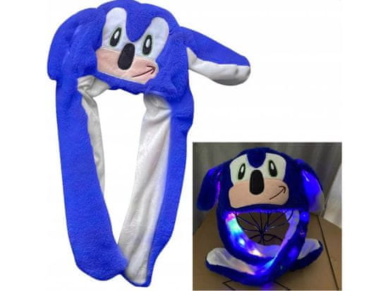 TopKing Čepice s pohyblivýma ušima LED SONIC