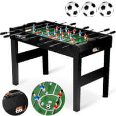 shumee Foosballový stůl Neosport 118x61x79 cm NS-805 černý