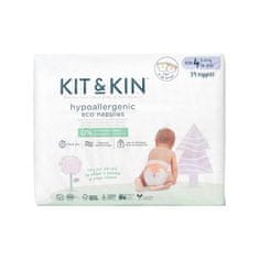 Kit & Kin Pleny jednorázové eko 4 (9-14 kg) 34 ks