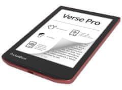 PocketBook e-book reader 634 Verse Pro Passion Red/ 16GB/ 6"/ Wi-Fi/ BT/ USB-C/ čeština/ červená