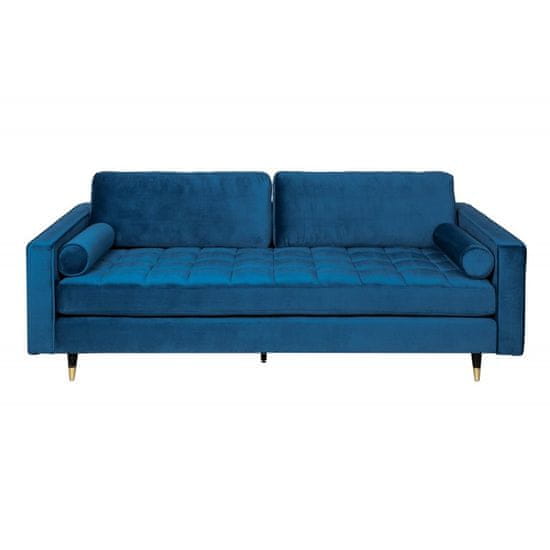 Invicta Interior (2693) COZY VELVET moderní pohovka modrý samet 225cm