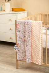 Sensillo MINKY DEKA PEACH MAGIC GARDEN 75 X 100