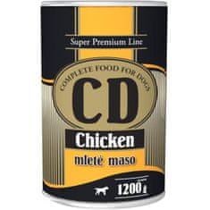 DELIKAN Konzervy pro psy CD Chicken 1200g