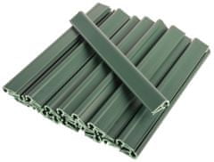 Strend Pro Klipy EUROSTANDARD, pro upevnění stínicí pásky 19 cm, zelené, RAL6005, balení. 20 ks
