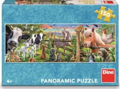 Dino Panoramatické puzzle Farma 150 dílků