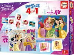 Educa Soubor her Disney princezny 4v1