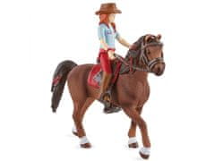 sarcia.eu Schleich Horse Club - Figurka koně Hannah a Cayenne, sada figurek pro děti 5+ 