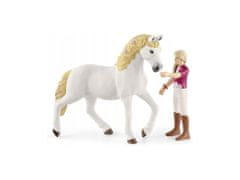 sarcia.eu Schleich Horse Club - Sofie a Blossom, andaluská klisna, sada figurek pro děti 5+